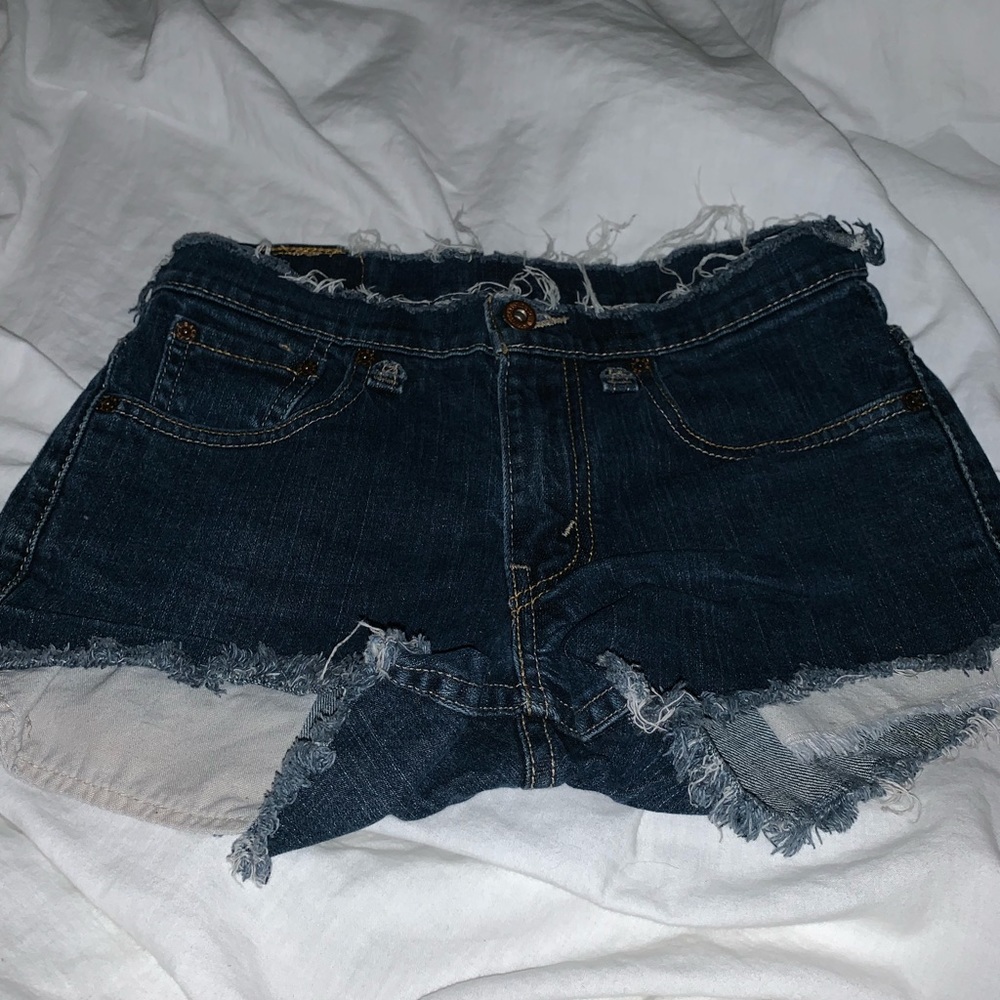 Denim shorts
